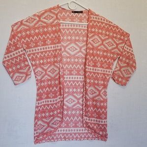 Women's Lightweight Tribal Printed Cardigan
